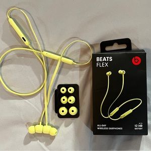 Beats Flex – All-Day Wireless Earphones – Yuzu Yellow EXCELLENT CONDITION